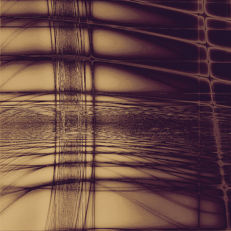 Vintage style background with ancient grunge elements. Aged texture with different color patterns: yellow (beige); brown; purple (violet); pinkの写真素材