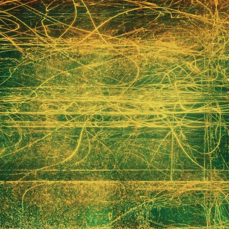 Grunge texture, decorative vintage background. With different color patterns: yellow (beige); brown;...