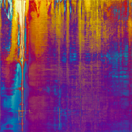 Retro abstract background, vintage grunge texture with different color patterns:の写真素材