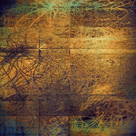Retro abstract background, vintage grunge texture with different color patterns: