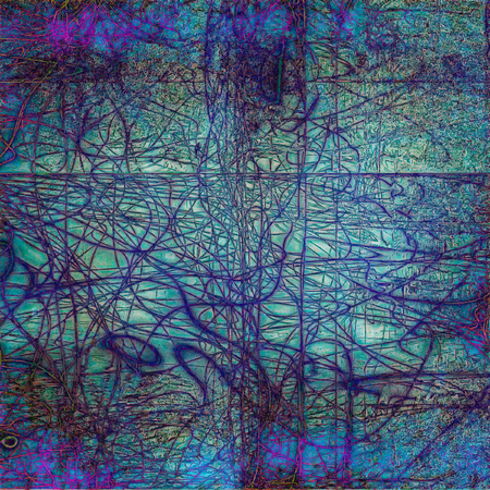Grunge antique frame, vintage style background. With different color patterns