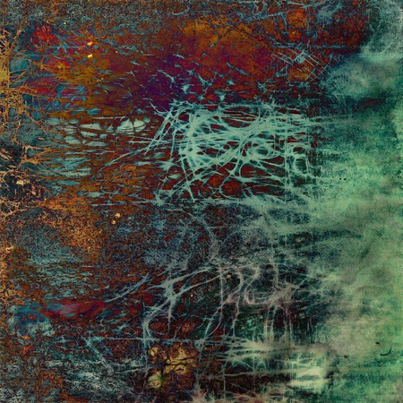 Art grunge texture for creative design or scrap-book. With vintage style decor and different color...