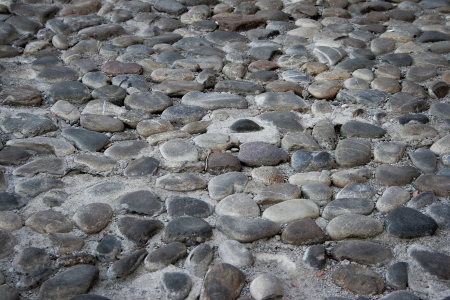 Road made out of stonesの写真素材