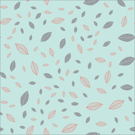 Dark gray and red leaves wallpaperのイラスト素材