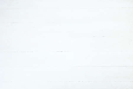 White wooden background or texture, horizontal, copy space, top  viewの写真素材