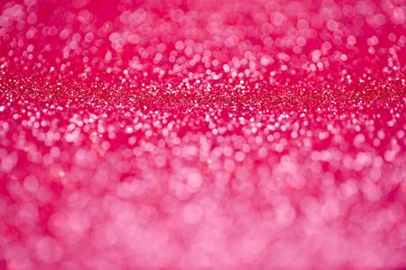 Plastic Pink bokeh glitter texture christmas abstractの写真素材