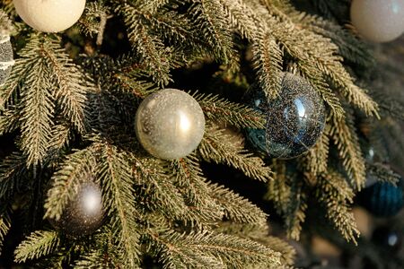 Details and objects of a beautiful Christmas interiorの写真素材