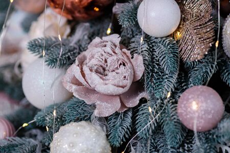 Christmas Details and objects of a Christmas interiorの写真素材