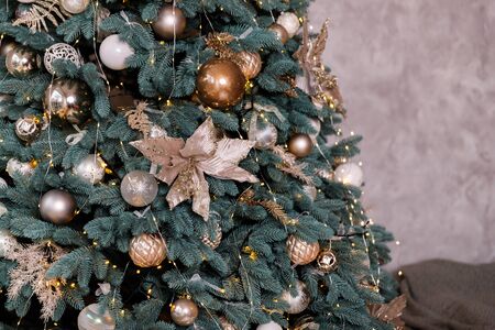 Christmas Details and objects of a Christmas interiorの写真素材