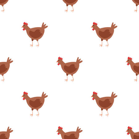 Seamless vector pattern with pet birds on a white background. Background for textiles, covers, screensavers, children is bed linen.のイラスト素材