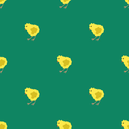 Seamless vector pattern with pet birds on a blue background. Background for textiles, covers, screensavers, children is bed linen.のイラスト素材
