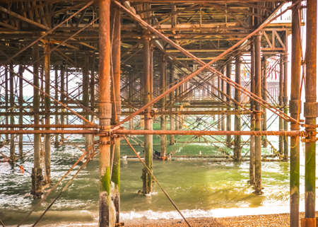Brighton, UK, 27/06/2020: Great 'New' Brighton Pier.のeditorial素材
