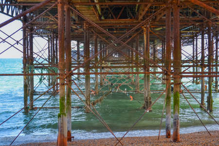 Brighton, UK, 27/06/2020: Great 'New' Brighton Pier.のeditorial素材