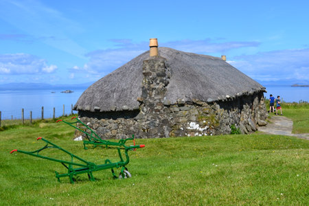 The traditional village, Isle of Skyの写真素材