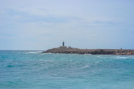 Ocean landscape at the southernmost point of Fuerteventura