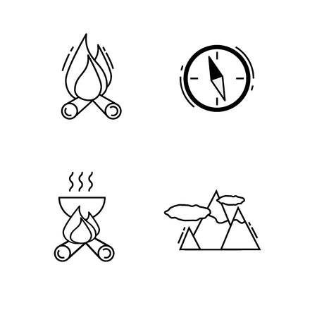Traveling icons for Web and Mobile App.の写真素材