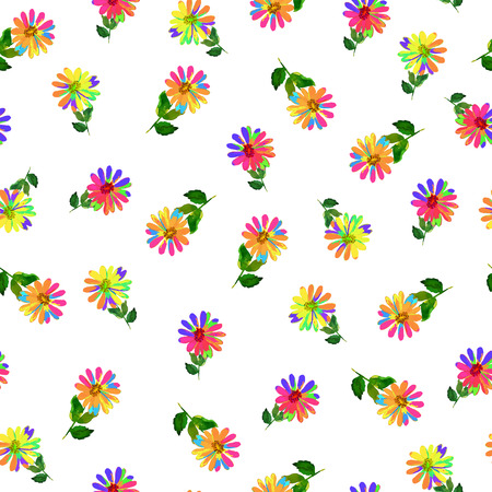 Vector illustration of floral seamless.のイラスト素材