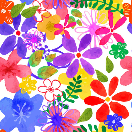 illustration of floral seamless.のイラスト素材
