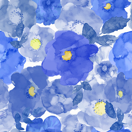 Abstract seamless watercolor hand painted background. のイラスト素材