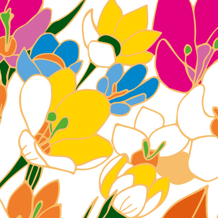 Abstract hand painted background. Vector illustration.のイラスト素材