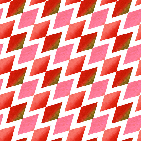 Geometric seamless watercolor background. Vector illustration.のイラスト素材