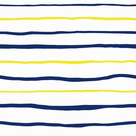 Striped hand drawn seamless texture with color elements design for backgrounds. Vector illustration.のイラスト素材