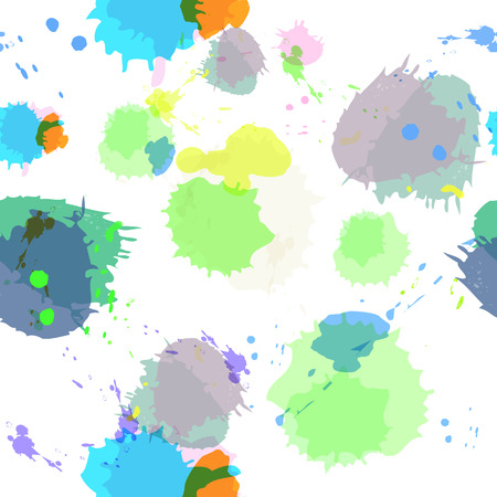 Seamless background with imitation watercolor stains. illustration.のイラスト素材