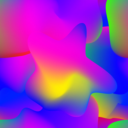 Fluid colorful seamless pattern. Vector design for wallpaper, textile, printsのイラスト素材