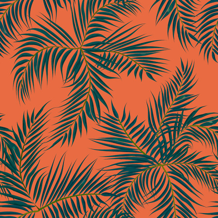 Floral seamless pattern. Background with isolated hand drawn troのイラスト素材