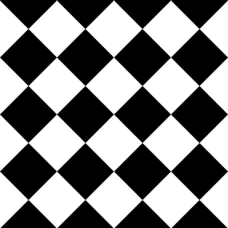 Geometric seamless background with black and white squares. Vector illustrationのイラスト素材
