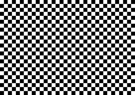 Checkered monochrome background. Black and white squares. Vector illustrationのイラスト素材