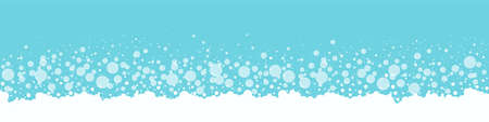 Bubbles vector fizz background. Soap and foam, suds pattern. Abstract illustrationのイラスト素材