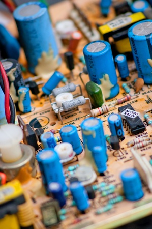 Old circuit boardのeditorial素材