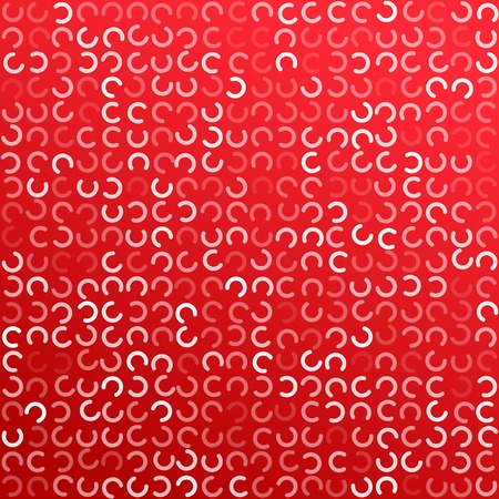 Abstract C shape red mosaic vector pattern backgroundのイラスト素材