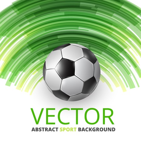 Football Soccer ball abstract design, Vector backgroundのイラスト素材