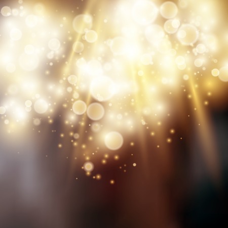Light rays bokeh light vector backgroundのイラスト素材