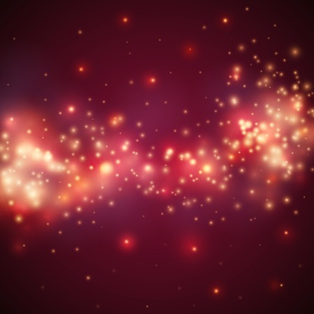 Abstract background with bokeh defocused lightsのイラスト素材