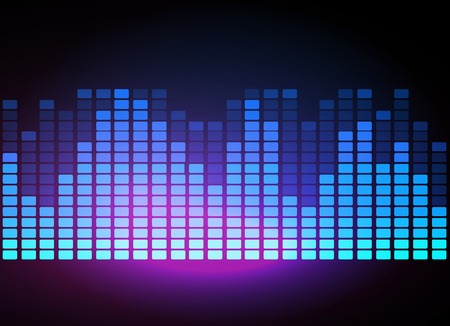 Digital Equalizerのイラスト素材