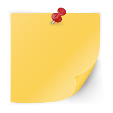 sticky notesのイラスト素材