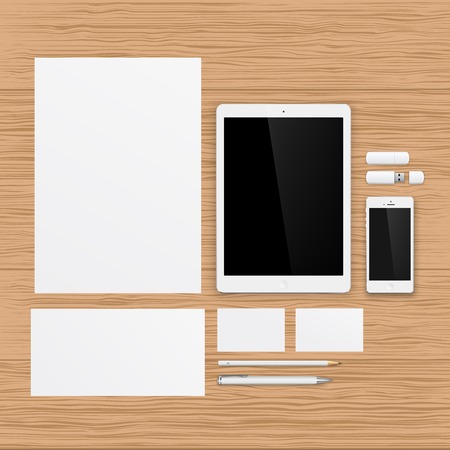Template for brandingのイラスト素材