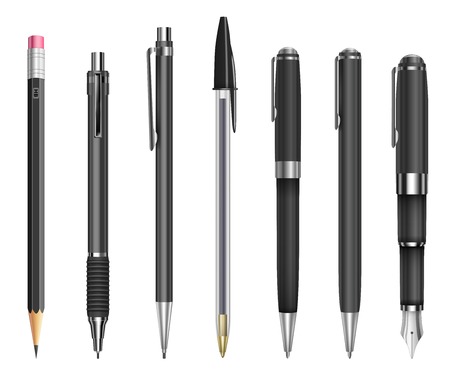 Pens and pencilsのイラスト素材