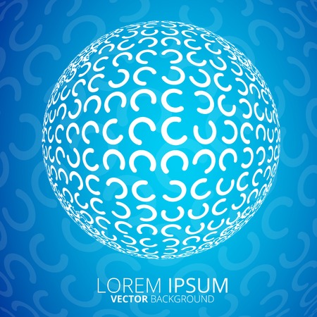 Abstract sphereのイラスト素材