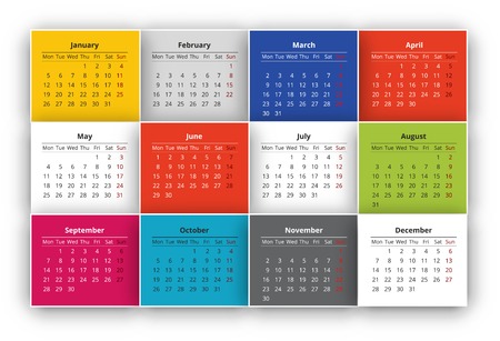 Calendarのイラスト素材