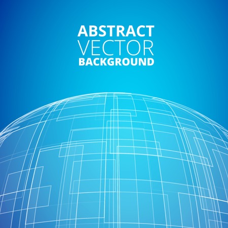 Blue planet iconのイラスト素材