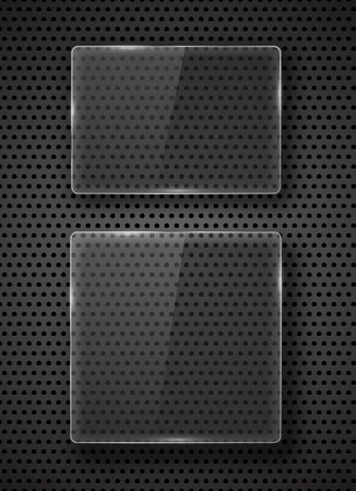 Vector glass frame.のイラスト素材