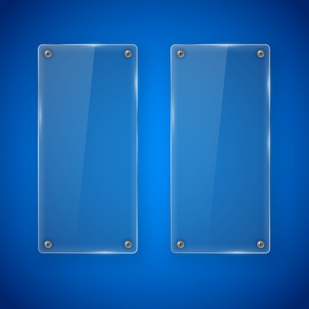 Vector glass frame.のイラスト素材