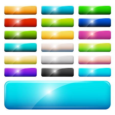 web buttonsのイラスト素材