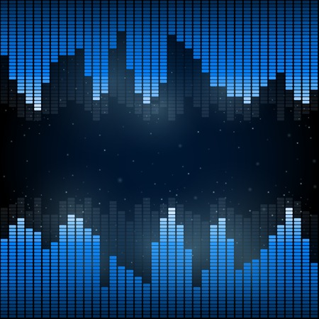 Digital Equalizerのイラスト素材