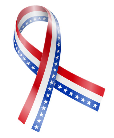 Flag Ribbonのイラスト素材