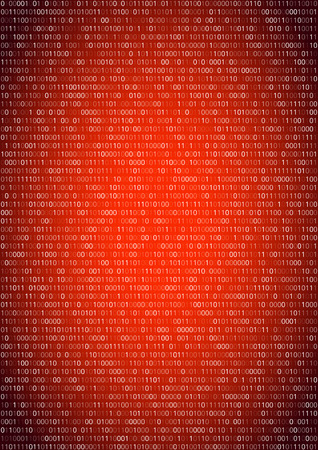 Binary machine code, computer program listingのイラスト素材